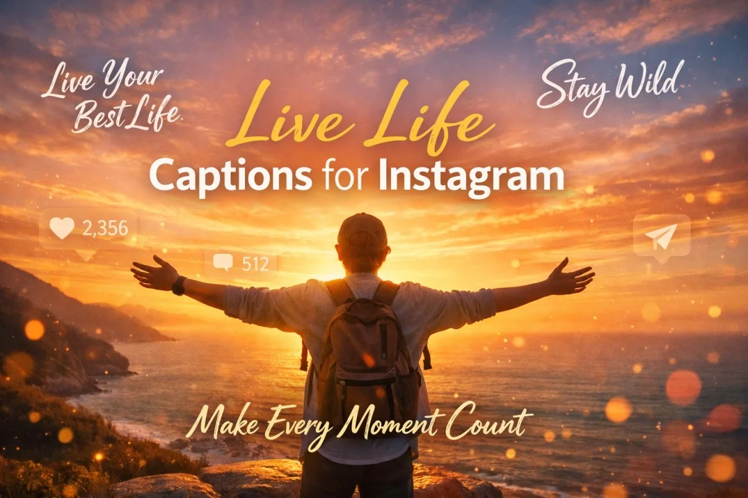 630+ Live Life Captions for Instagram