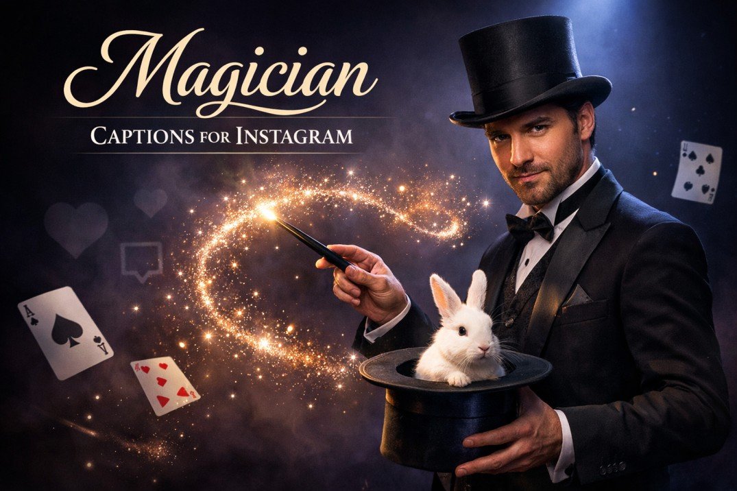 555+ Magician Captions for Instagram