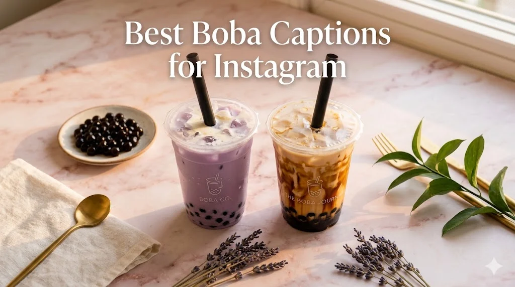 570+ Best Boba Captions For Instagram