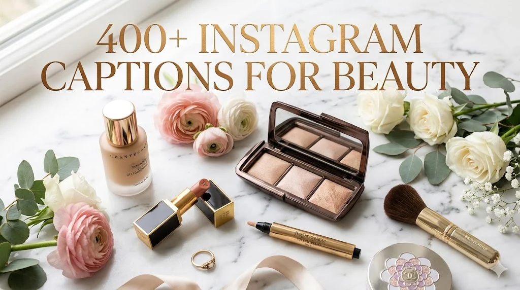 400+ Best Instagram Captions For Beauty
