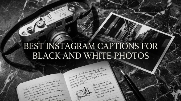 400+ Best Instagram Captions For Black and White Photos