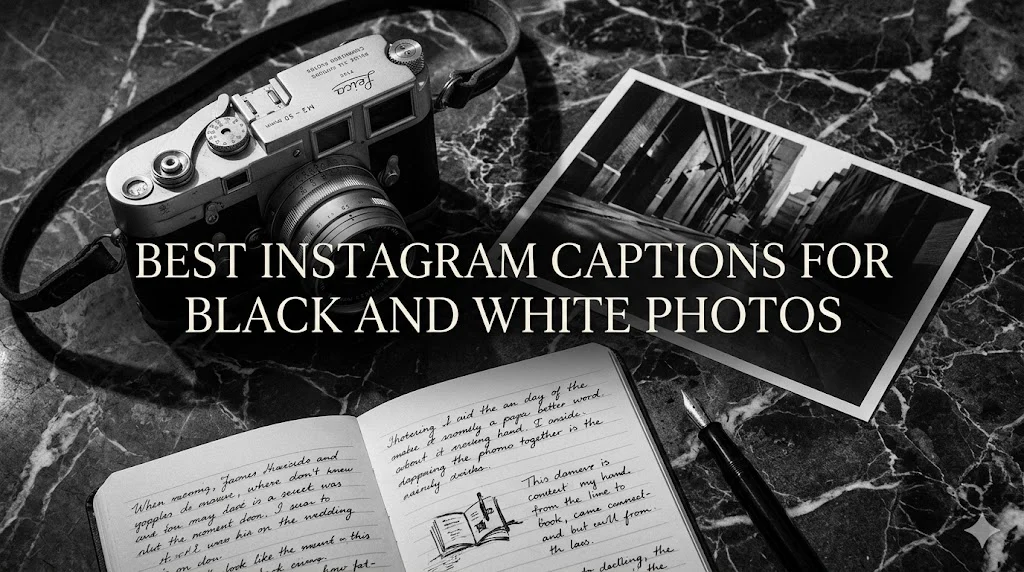 400+ Best Instagram Captions For Black and White Photos