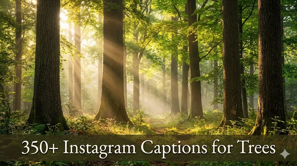 350+ Best Instagram Captions For Trees
