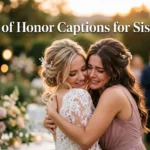 510+ Best Maid of Honor Captions For Sister