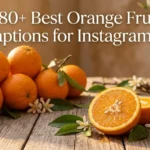 480+ Best Orange Fruit Captions