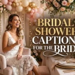 595+ Bridal Shower Captions