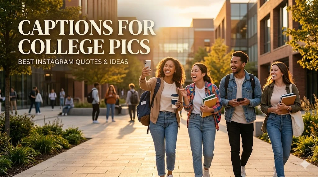 560+ Captions for College Pics