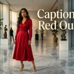 560+ Captions for Red Outfit