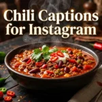 570+ Chili Captions