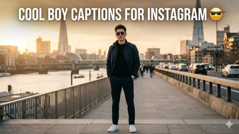 460+ Cool Boy Captions