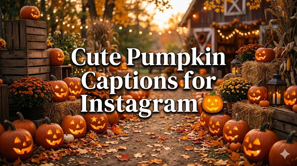 650+Cute Pumpkin Captions
