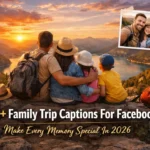 655+ Family Trip Captions