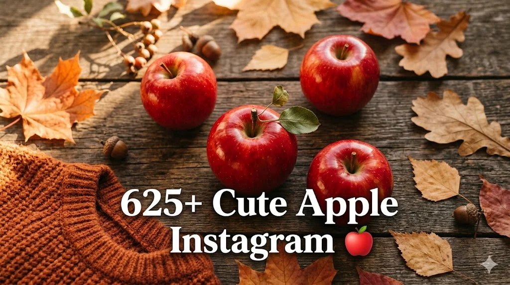 625+ Fresh Apple Captions