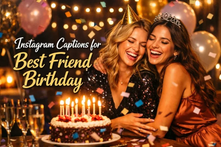 580+ Instagram Captions For Best Friend Birthday