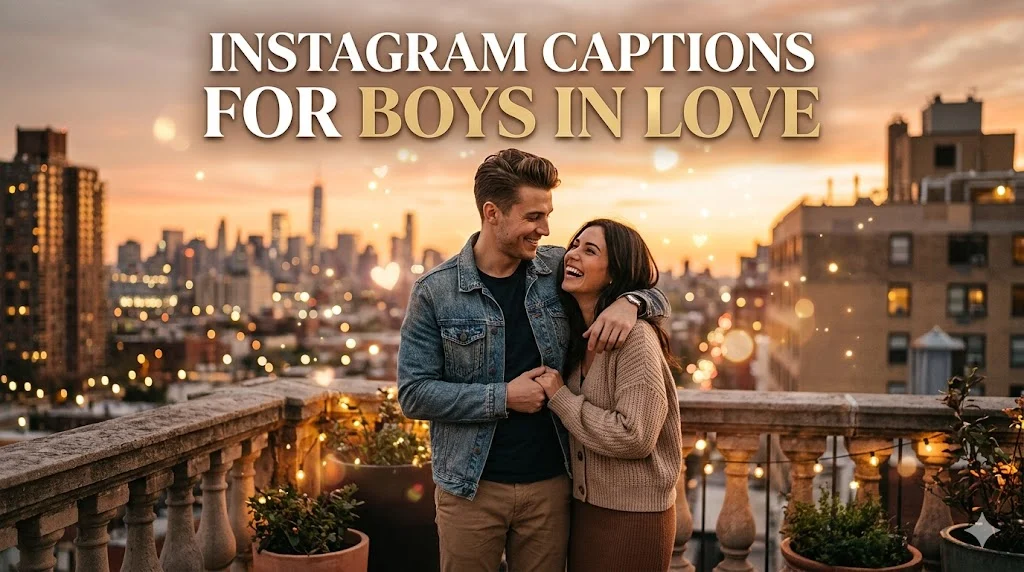 585+ Instagram Captions for Boys