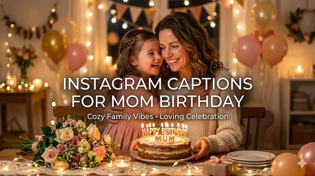 655+ Instagram Captions for Mom Birthday