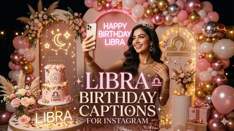 525+ Libra Birthday Captions
