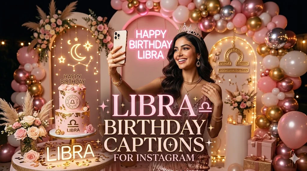 525+ Libra Birthday Captions