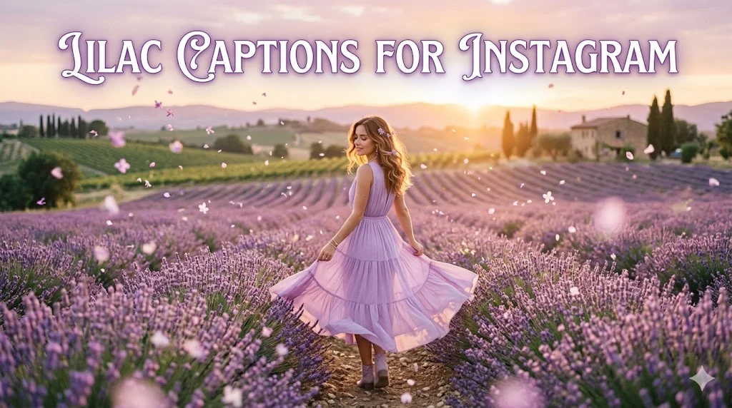 600+ Lilac Captions For Instagram
