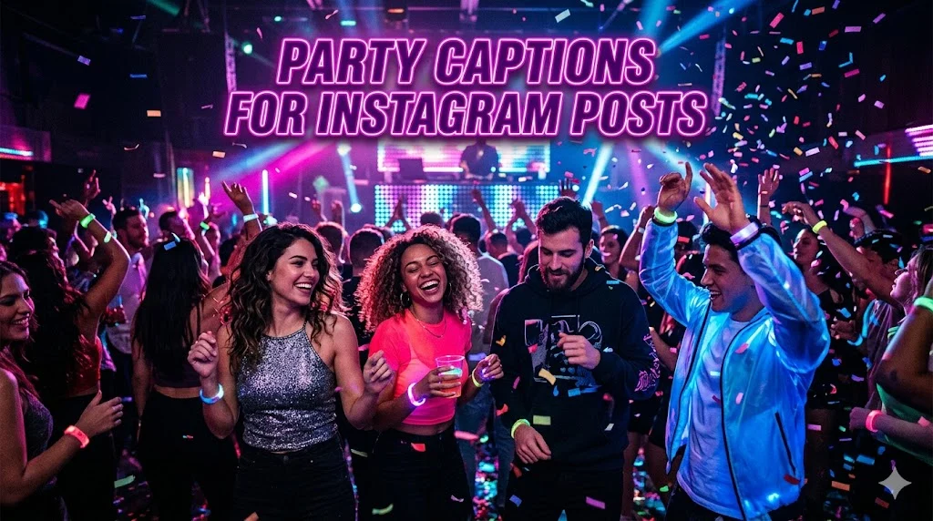 632+ Party Captions