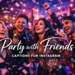 610+ Party with Friends Captions