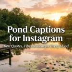 410+ Pond Captions for Instagram