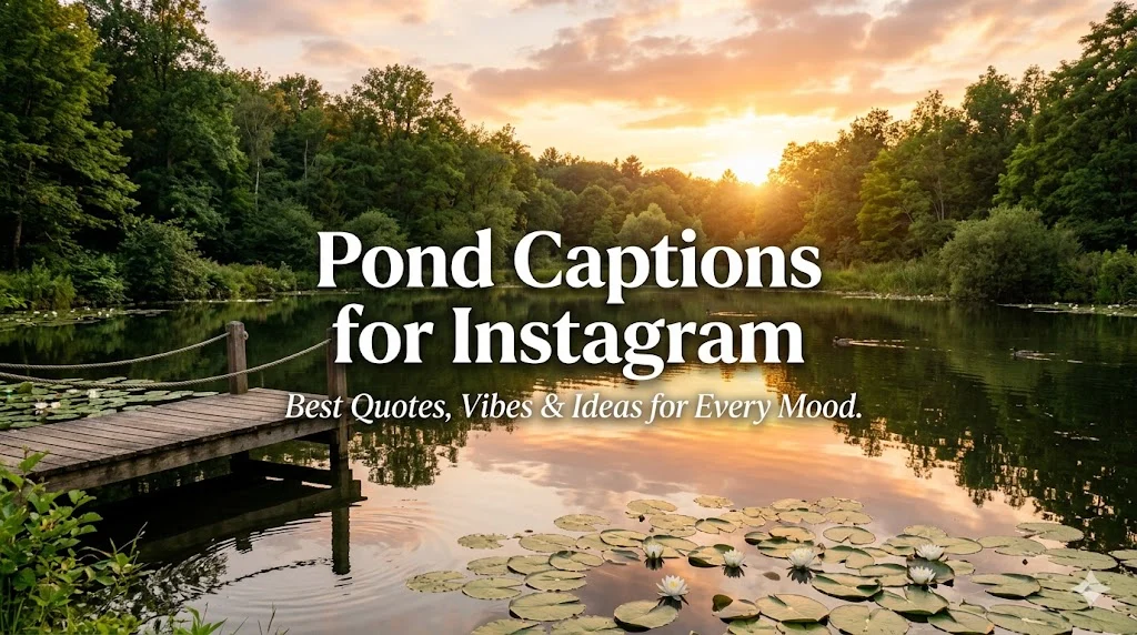 410+ Pond Captions for Instagram