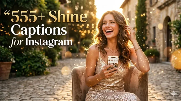640+ Shine Captions For Instagram