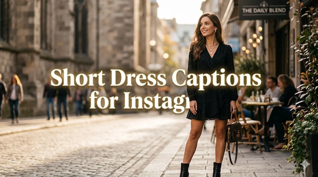 484+ Short Dress Captions For Instagram