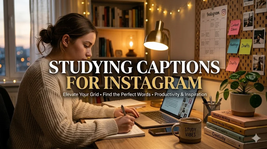 555+ Studying Captions