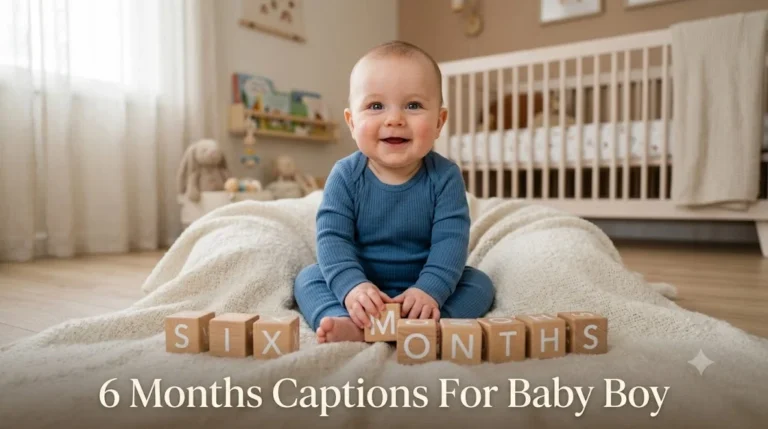 6 Months Captions For Baby Boy