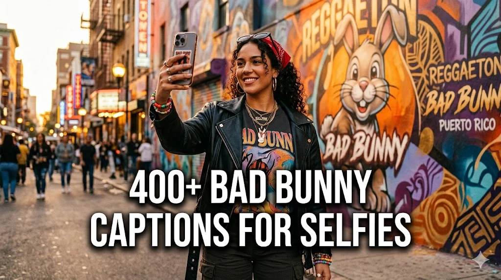 400+ Bad Bunny Captions For Selfies