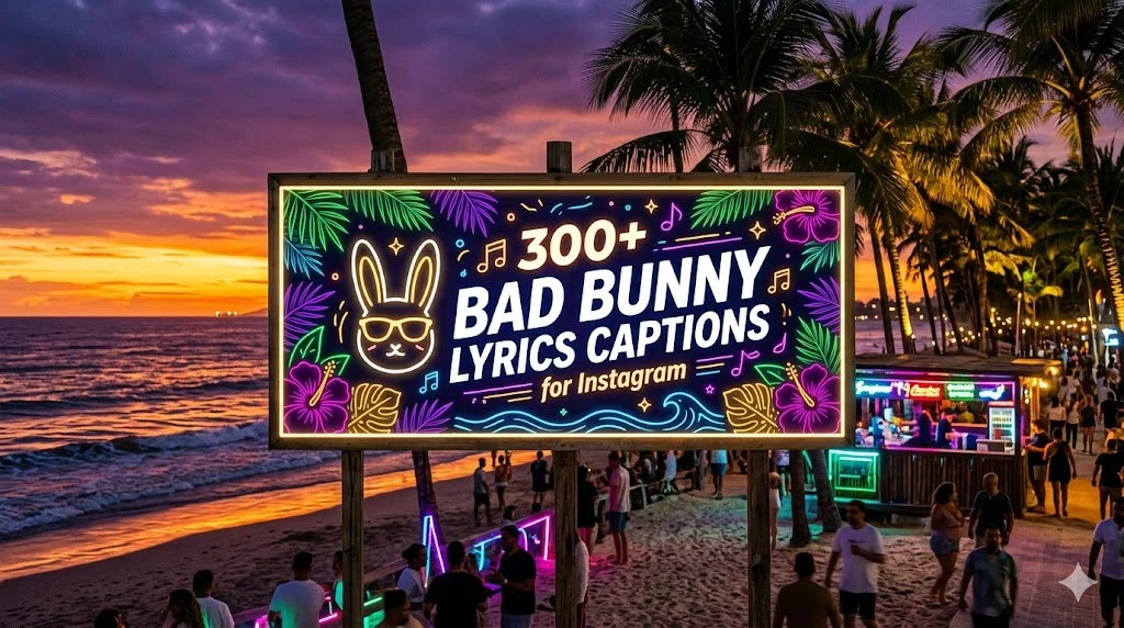 300+ Bad Bunny Lyrics Captions For Instagram
