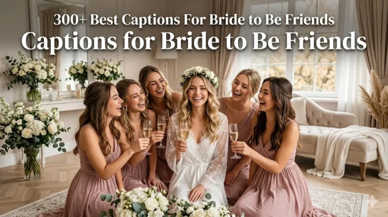 300+ Best Captions For Bride to Be Friends