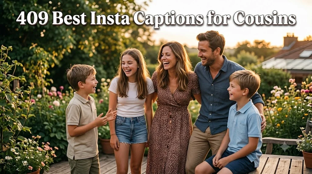 409 Best Insta Captions for Cousins