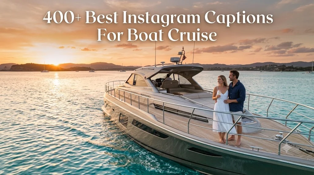 400+ Best Instagram Captions For Boat Cruise