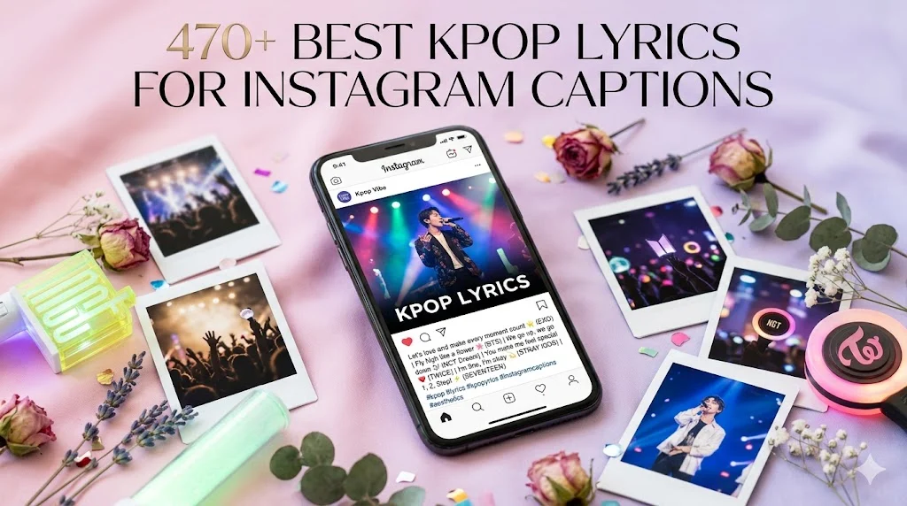 470+ Best Kpop Lyrics for Instagram Captions