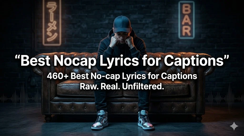 460+ Best No-cap Lyrics for Captions