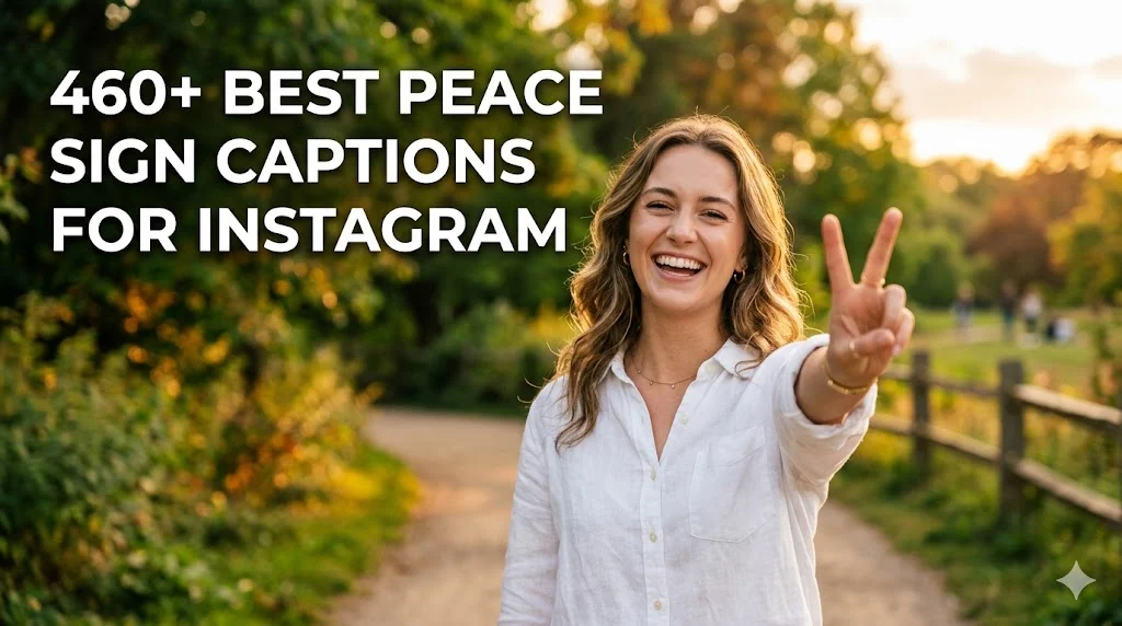 460+ Best Peace Sign Captions