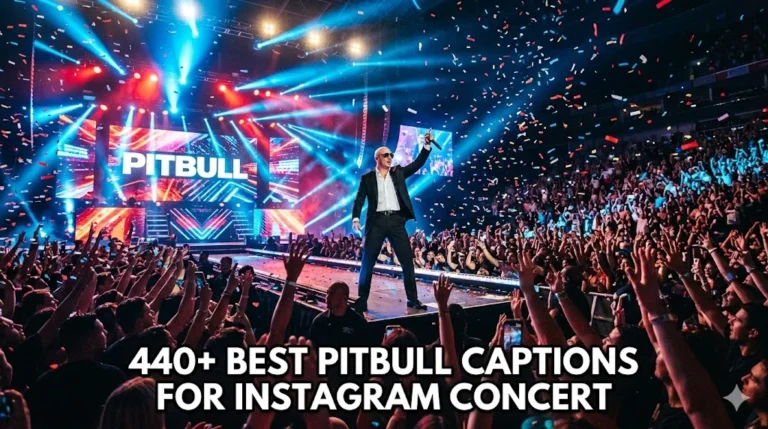 440+ Best Pitbull Captions For Instagram Concert
