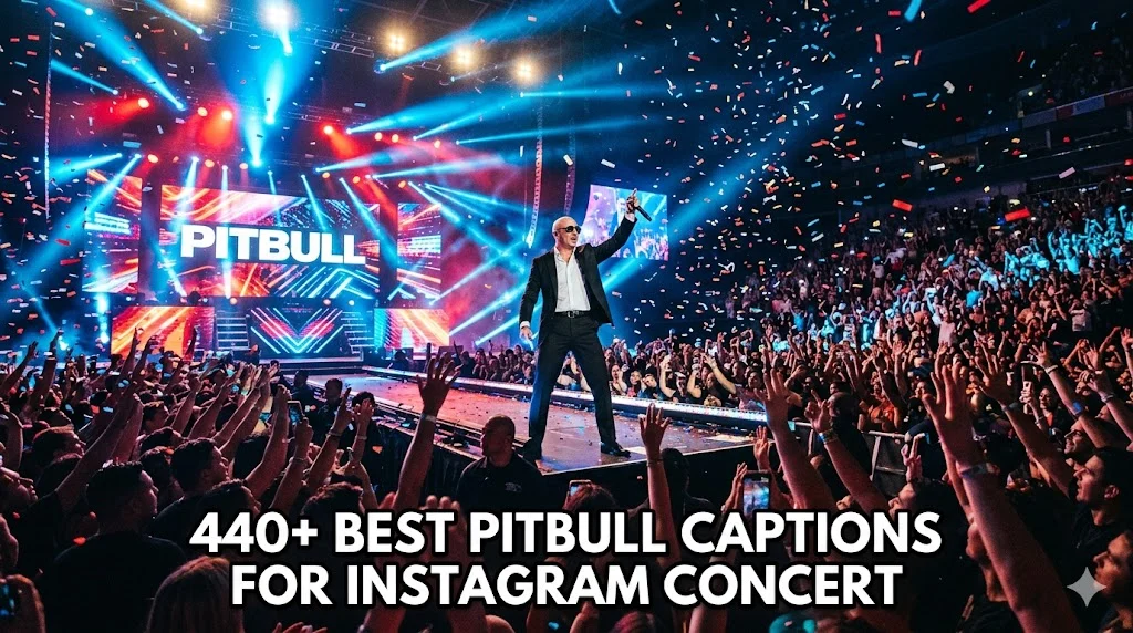 440+ Best Pitbull Captions For Instagram Concert