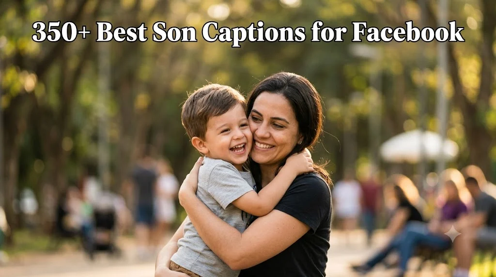 350+ Best Son Captions For Facebook