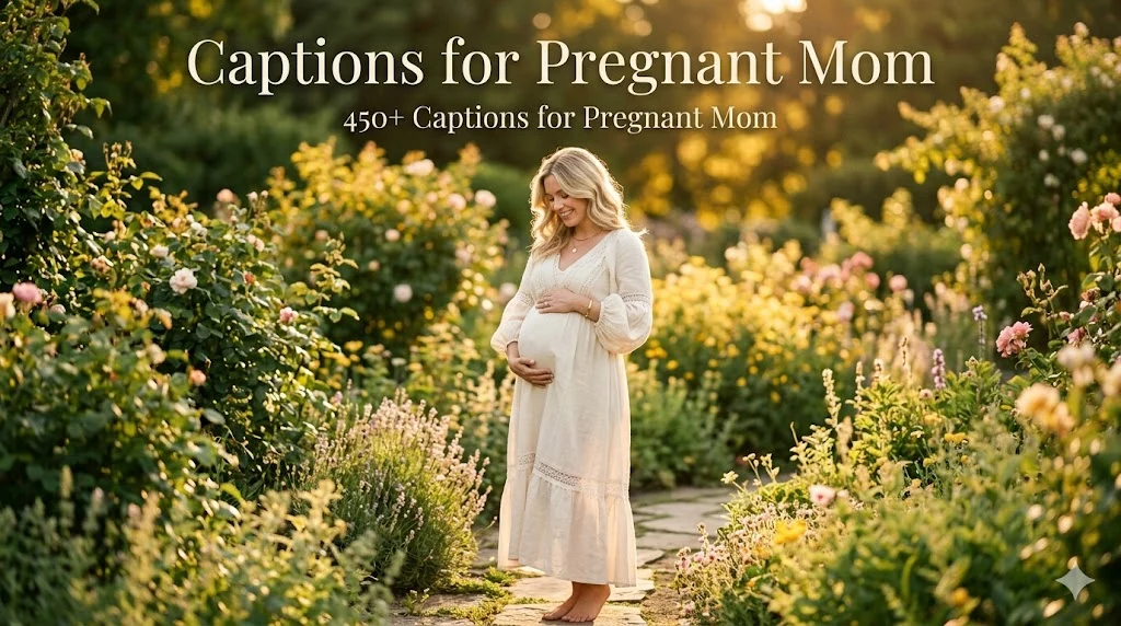 450+ Captions for Pregnant Mom