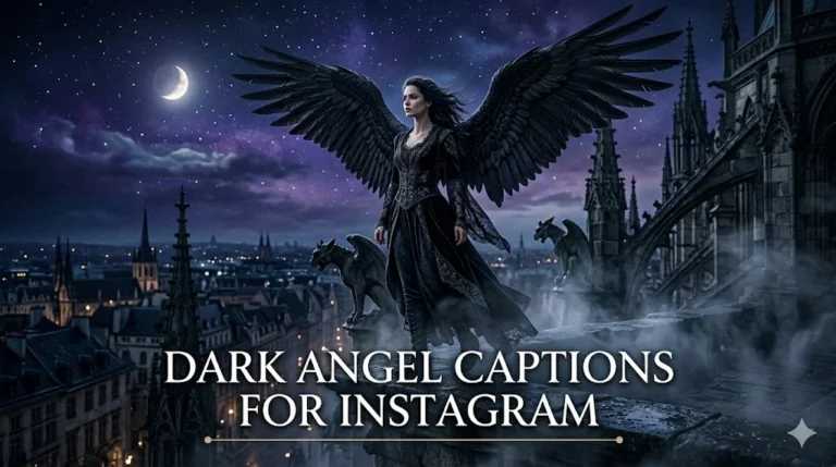 450+ Dark Angel Captions For Instagram