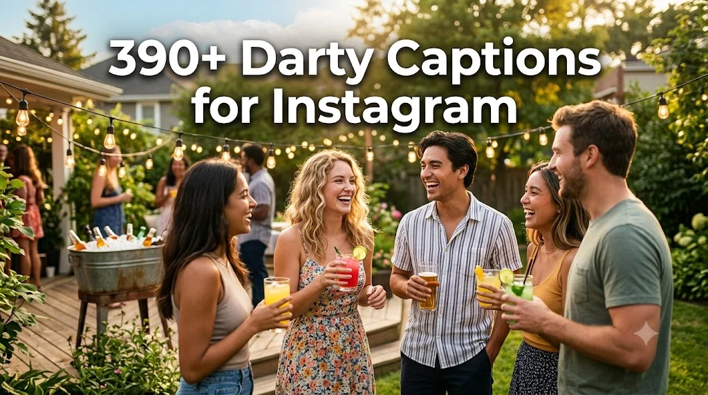 390+ Darty Captions for Instagram