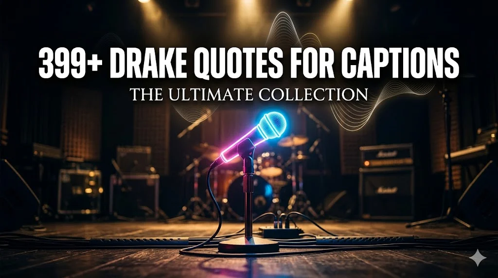 399+ Drake Quotes for Captions