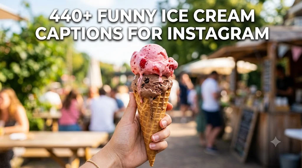 440+ Funny Ice Cream Captions For Instagram