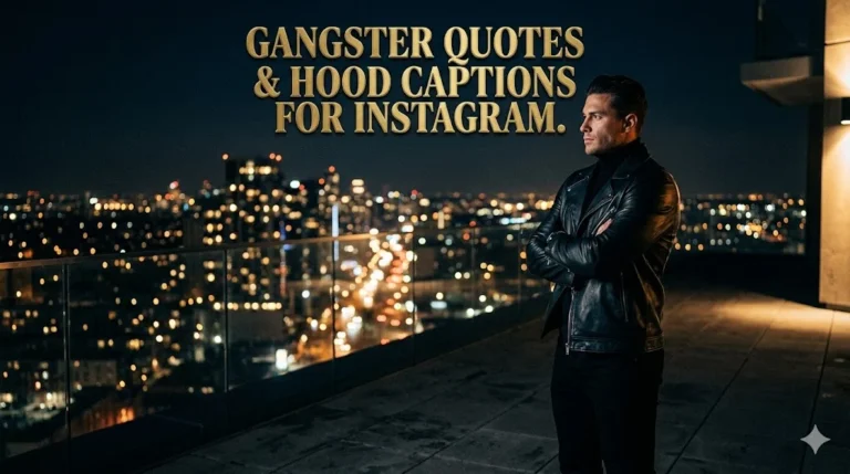 550+ Gangster Quotes & Hood Captions