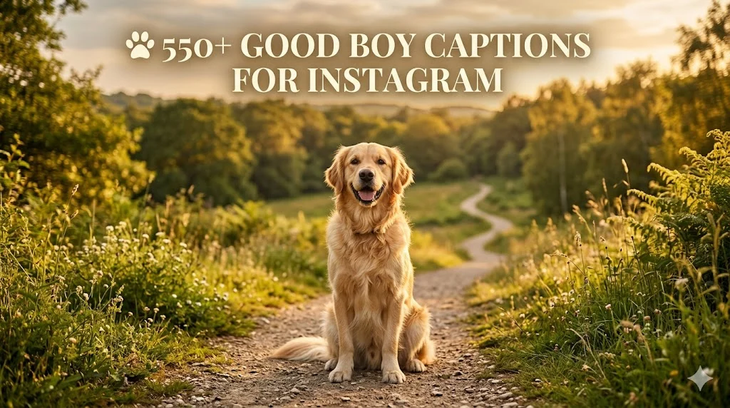 550+ Good Boy Captions For Instagram