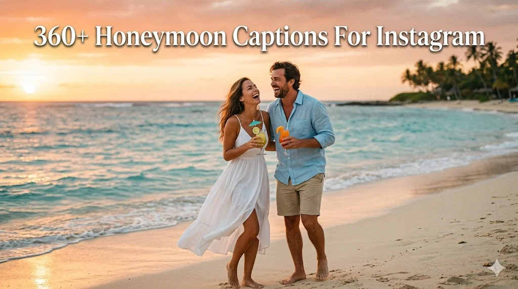 360+ Honeymoon Captions For Instagram